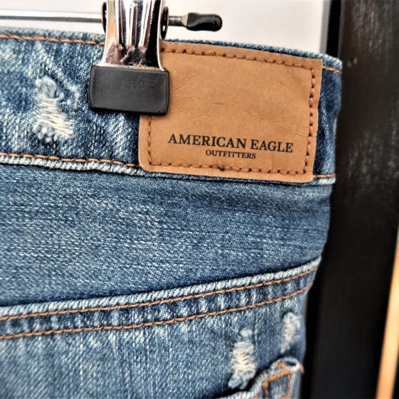 American Eagle Outfitters Blue High Rise Festival Mini Skirt Size 10 Regular NWT - Picture 9 of 13